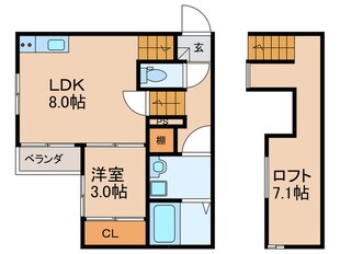 ウィンクルム・CRESTの物件間取画像